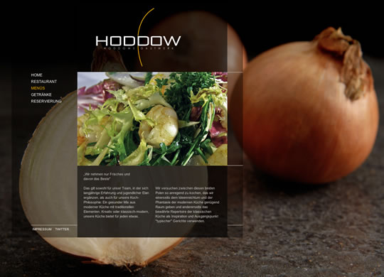 Showcase of Beautiful Restaurant Websites 22