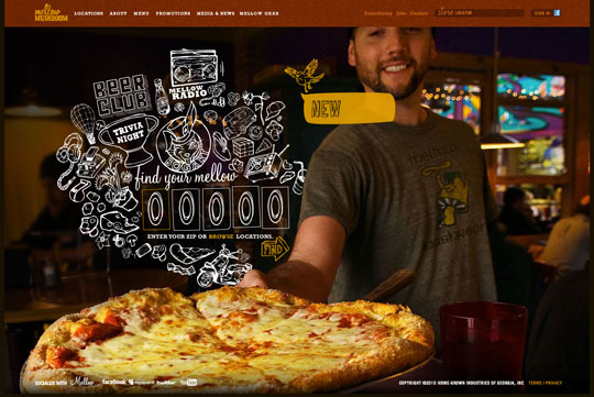 Showcase of Beautiful Restaurant Websites 23