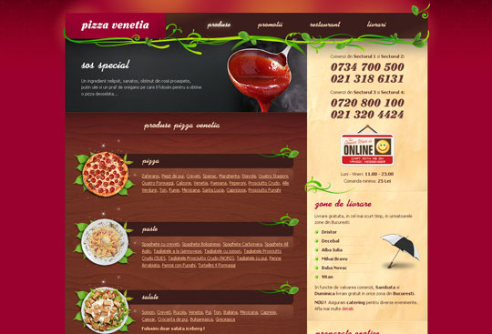 Showcase of Beautiful Restaurant Websites 28