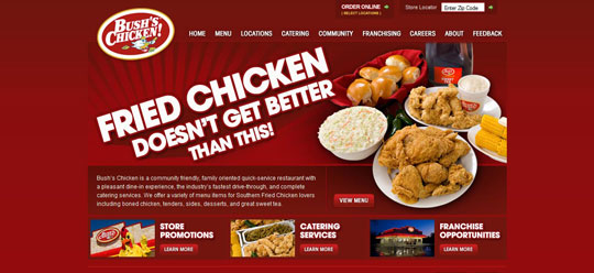 Showcase of Beautiful Restaurant Websites 33