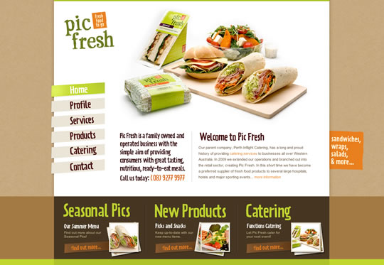 Showcase of Beautiful Restaurant Websites 40