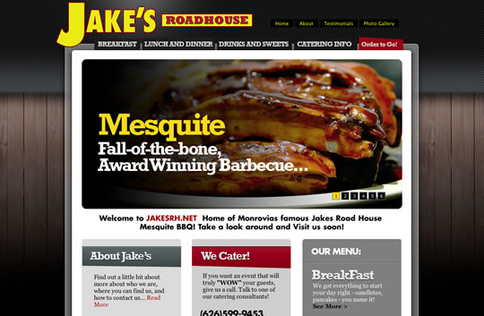 Showcase of Beautiful Restaurant Websites 5
