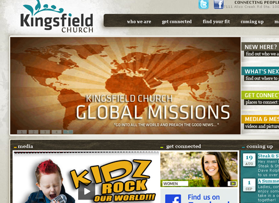 15 Beautiful Church Website Designs 1