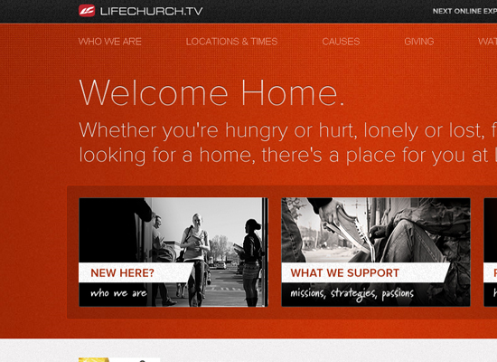 15 Beautiful Church Website Designs 7
