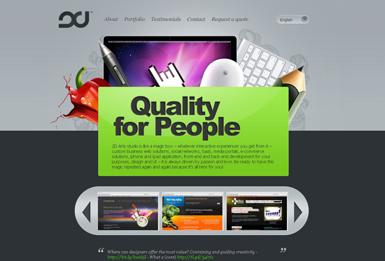 35 Beautiful DIV/CSS Web Designs For Your Inspiration 6