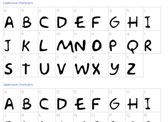 20+ Most Amazing Free Handwritten Fonts for Web designers 12