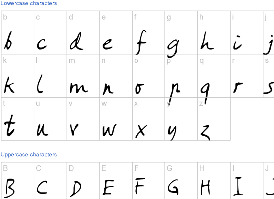 20+ Most Amazing Free Handwritten Fonts for Web designers 4