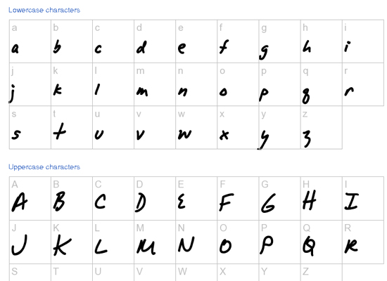 20+ Most Amazing Free Handwritten Fonts for Web designers 7