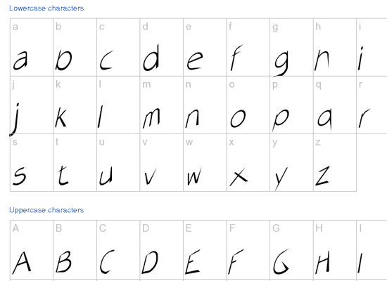 20+ Most Amazing Free Handwritten Fonts for Web designers 9