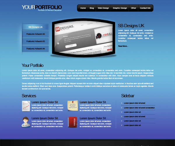 18 Amazing Photoshop Web Layout Design Tutorials 2
