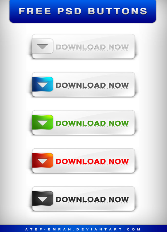 25 Beautiful Free Buttons for web designers with source file 8