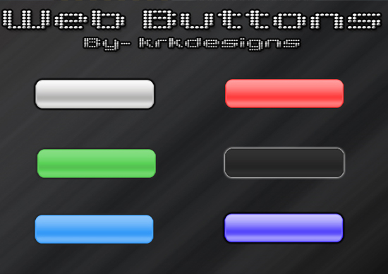 25 Beautiful Free Buttons for web designers with source file 10