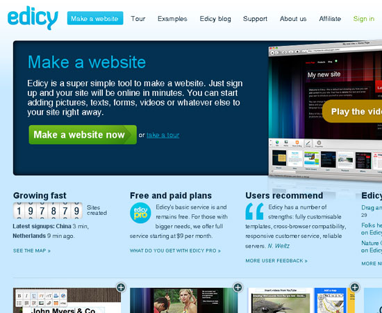 20 Useful Resources to Make your own Website for Free 3