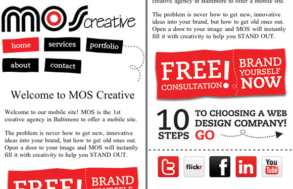 22 Popular iPhone Mobile Website Collection 9