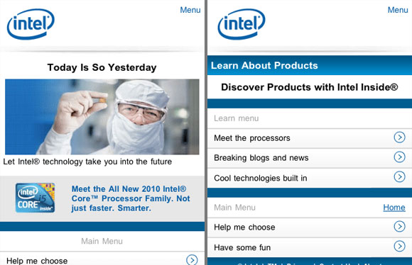 22 Popular iPhone Mobile Website Collection 16