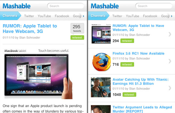 22 Popular iPhone Mobile Website Collection 18