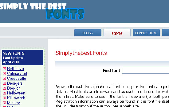 25 Popular Websites to Download Free Fonts 13
