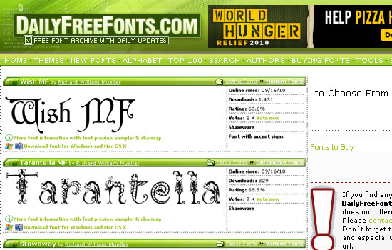 25 Popular Websites to Download Free Fonts 14