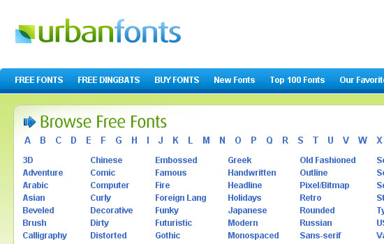 25 Popular Websites to Download Free Fonts 2