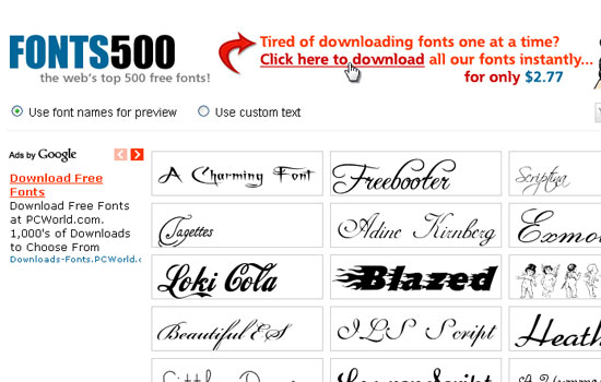 25 Popular Websites to Download Free Fonts 21