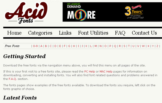 25 Popular Websites to Download Free Fonts 6
