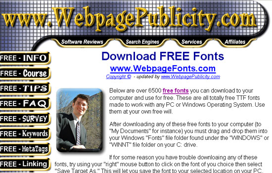 25 Popular Websites to Download Free Fonts 7
