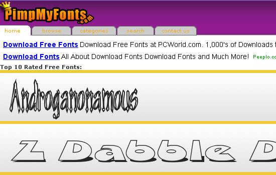 25 Popular Websites to Download Free Fonts 8