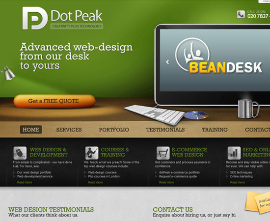 Fresh Beautiful and Inspirational Web Design Interfaces 3