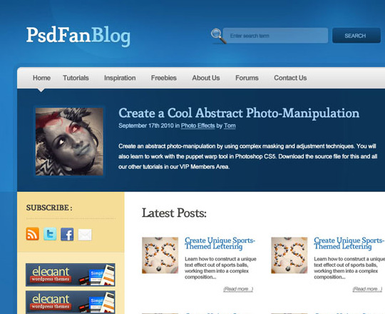 20 Best Photoshop Tutorials for Web Designers 9