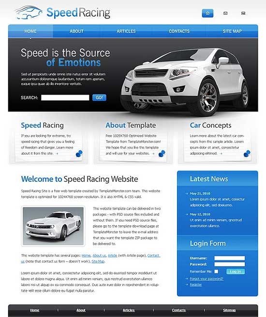 25 Fresh HTML/CSS Web Template for Free Download 16 25 Fresh HTML/CSS Web Template for Free Download 16