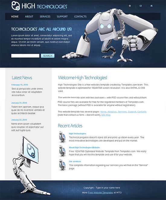 25 Fresh HTML/CSS Web Template for Free Download 8 25 Fresh HTML/CSS Web Template for Free Download 8