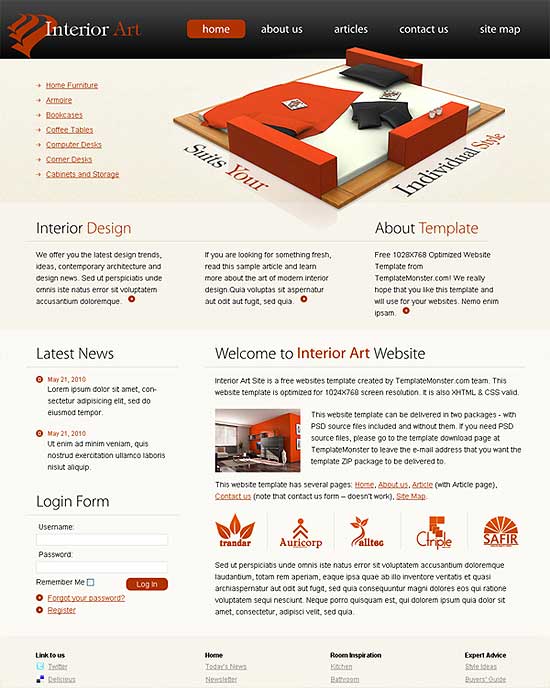 25 Fresh HTML/CSS Web Template for Free Download 9 25 Fresh HTML/CSS Web Template for Free Download 9