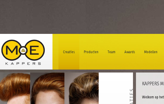 Beautiful Navigation Menu Style with Website Color Combination 6