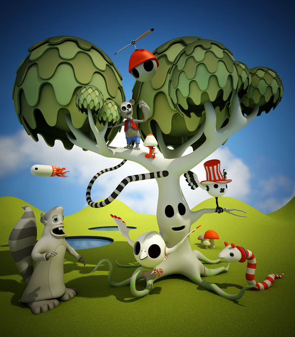A Showcase of Beautiful 3D Illustrations by Teodoru Badiu 53