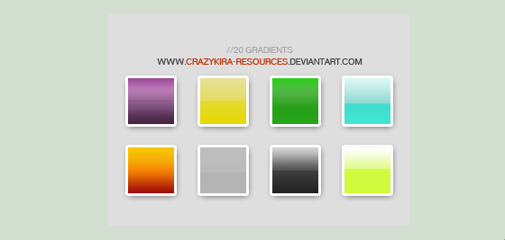 20 Set of High Quality Photoshop Gradients for Free Download 4