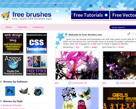 20 Amazing High Quality Photoshop Brush Directories for Designers 7