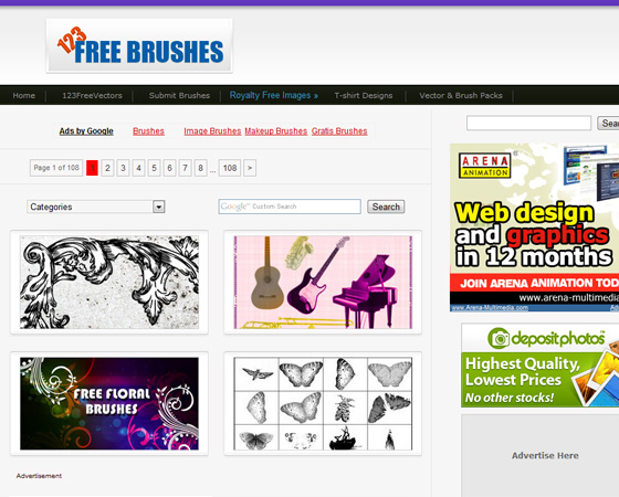 20 Amazing High Quality Photoshop Brush Directories for Designers 8