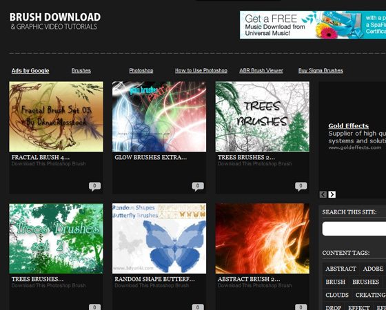 20 Amazing High Quality Photoshop Brush Directories for Designers 11