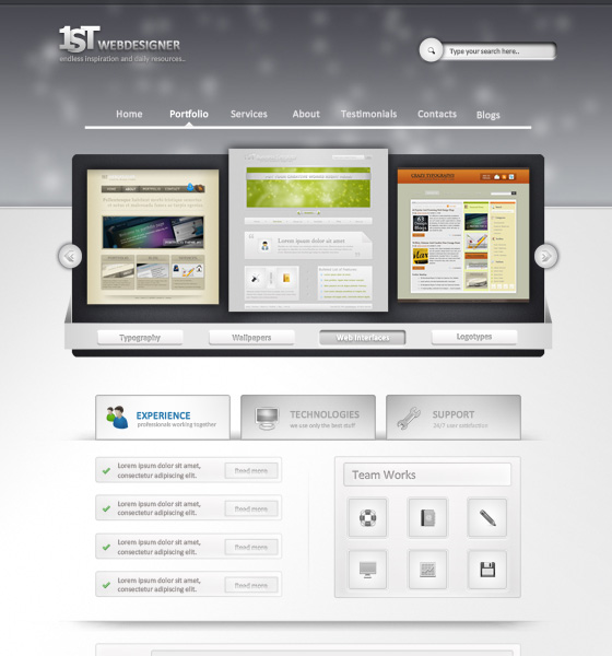 20 Most Useful Photoshop Tutorial to Create High Quality Web Design Layout 2