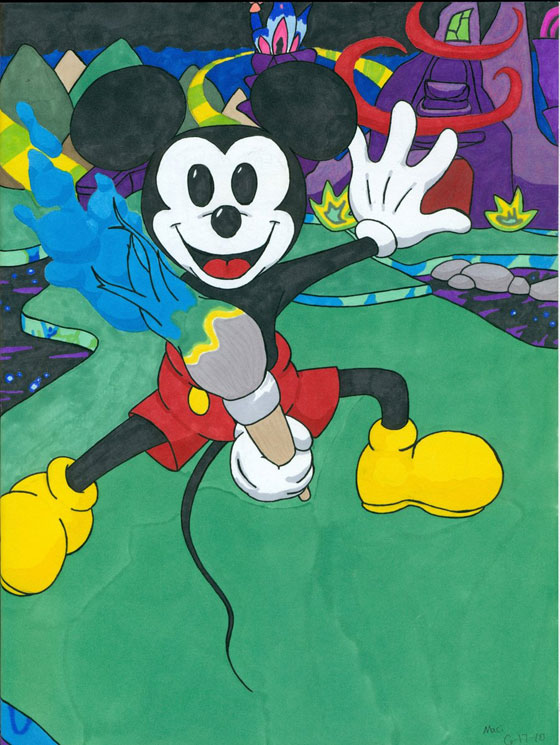21 Beautiful Illustration of Disney Character Art for Your Inspiration 17