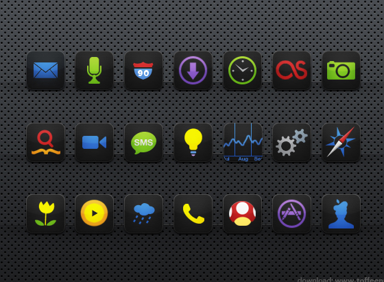 20 Free Amazing Icon Sets for Your iPhone 4