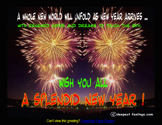 20 Most Beautiful Happy New Year E-Cards 19