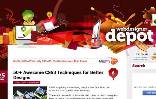 20 Awesome Web Blog Design for Inspiration 12