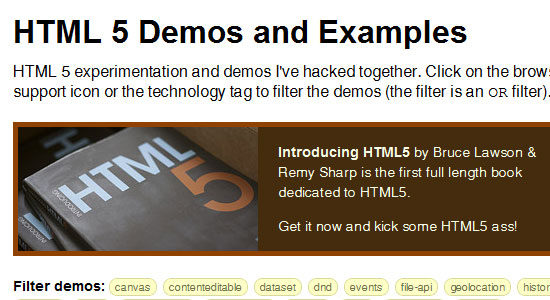 10 Useful Resources for Designers and Developers to Learn HTML5 9
