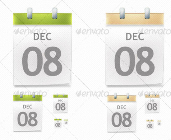 20 Beautiful and Useful Premium Calendar Resources with PSD/EPS File 15