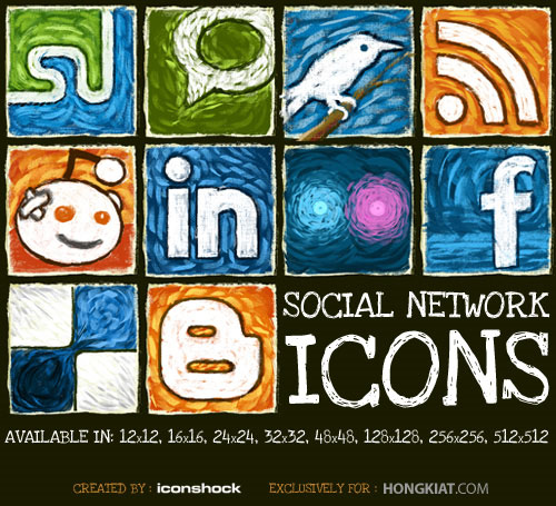 18 Free Social Media Icon Sets with Awesome Creativity 11