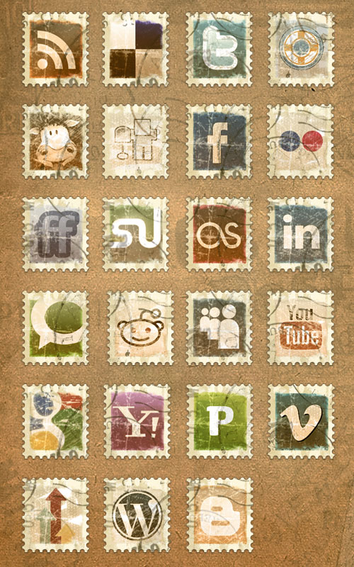 18 Free Social Media Icon Sets with Awesome Creativity 12