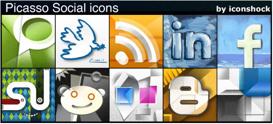 18 Free Social Media Icon Sets with Awesome Creativity 6