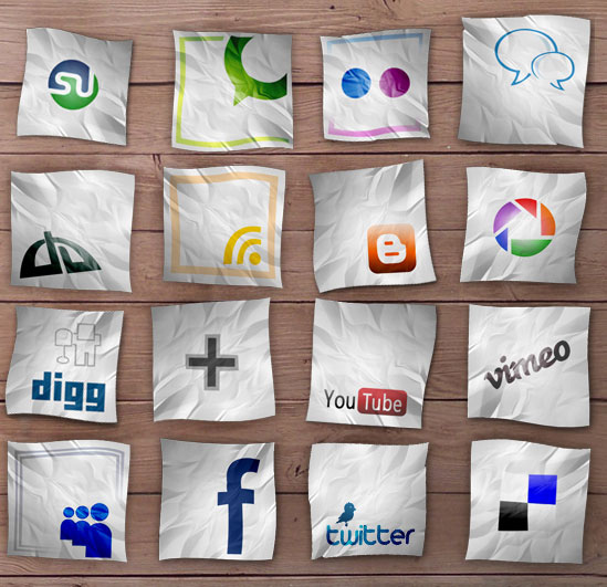 18 Free Social Media Icon Sets with Awesome Creativity 8