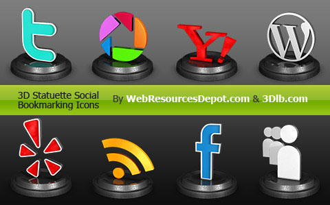 18 Free Social Media Icon Sets with Awesome Creativity 9
